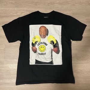 Chinatown Market Mike Tyson Photo Tee Black L Pre-Owned